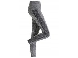B.P.C legginsy modelujące silny stopień modelowania szary melanż 48/50