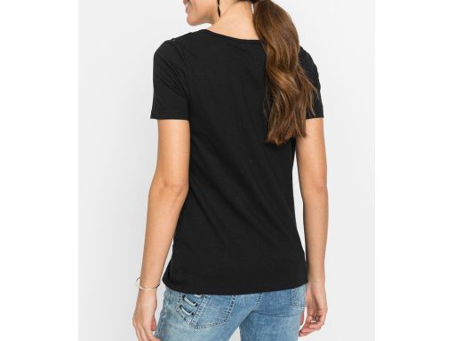 B.P.C bluzka t-shirt z koronką bawełniany ^36/38