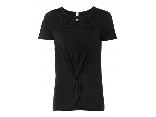 B.P.C bluzka t-shirt z koronką bawełniany ^36/38