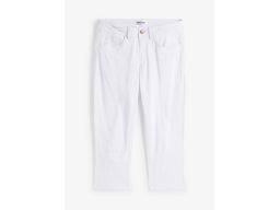 B.P.C jeansy 3/4 slim fit mid waist białe 46.
