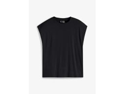 B.P.C t-shirt bez rękawów czarny z wiskozy 52/54.