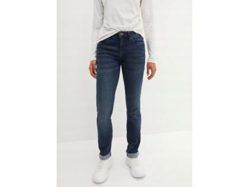 B.P.C damskie jeansy ciemne ze strechem 42.