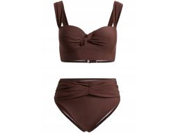 B.P.C Bikini balkonetka brÄ…zowe usztywaniane ^50(100C)