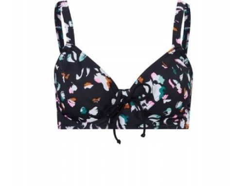 B.P.C biustonosz bikini typu minimizer czarny w kolorowe wzory r.56(11