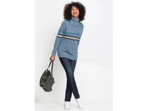 B.P.C ciemne jeansy damskie ze stretchem Mom 40.
