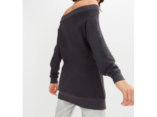 B.P.C bluza świąteczna dłuższa carmen ciemnoszara r.40/42
