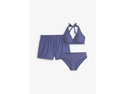 B.P.C bikini 3-częściowe z szortami indigo 38.