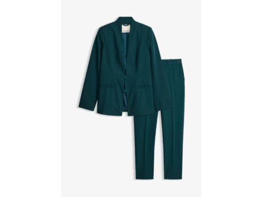 B.P.C garnitur-spodium damski elegancki butelkowa zieleń 50.