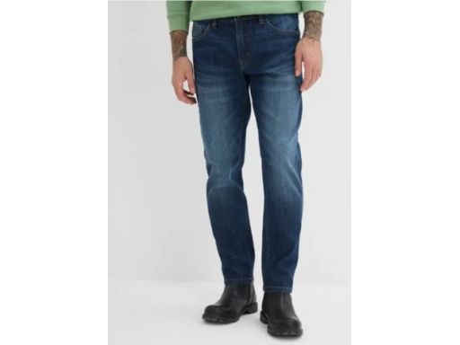 B.P.C męskie jeansy szare ciemne regular fit 44.