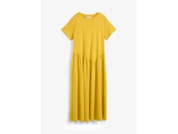B.P.C sukienka oversize midi żółta musztardowa 40/42.