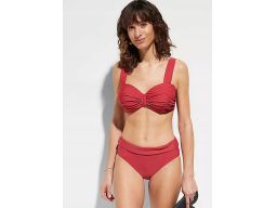 B.P.C bikini na fiszbinach usztywniane marszczenia ^48 (95F)