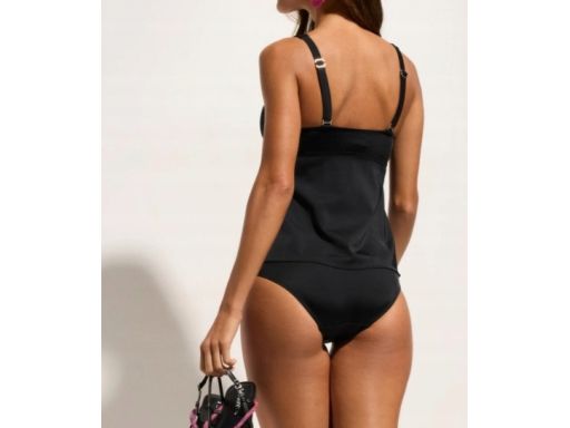 B.P.C tankini czarne z figami 46.