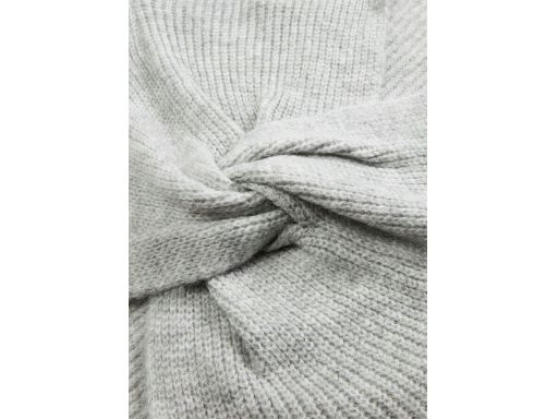 B.P.C sweter szary z dekoracyjnym wywinięciem na plecach ^44/46