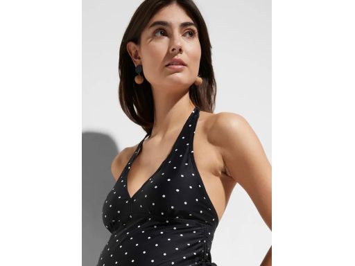 B.P.C tankini ciążowe czarne w białe grochy 40.