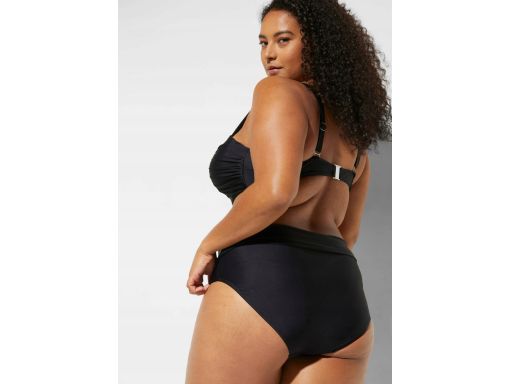 B.P.C czarne bikini biustonosz balkonetka z figami 44 (85F).