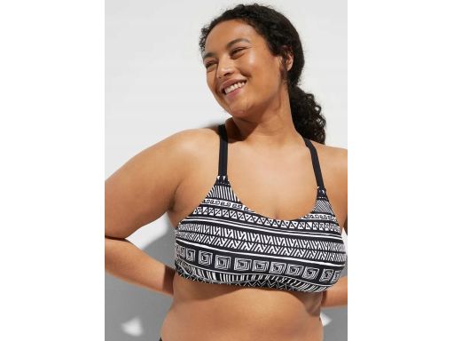 B.P.C bikini z szortami czarno-białe we wzorki 54.