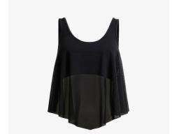 B.P.C czarny top tankini z siateczki 46.