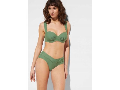 B.P.C bikini balkonetka z figami khaki 48 (95E).