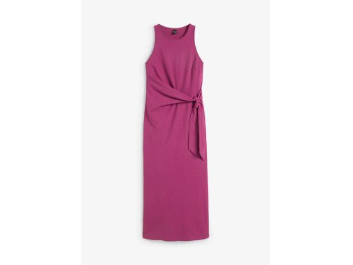 B.P.C sukienka długa fioletowa z wiązaniem r.40/42