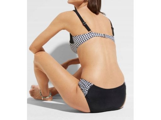 BONPRIXbikini na fiszbinach usztywniane czarno-białe ^46 (90E)