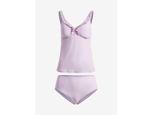 B.P.C tankini liliowe z falbankami 52.