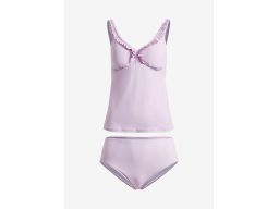B.P.C tankini liliowe z falbankami 52.