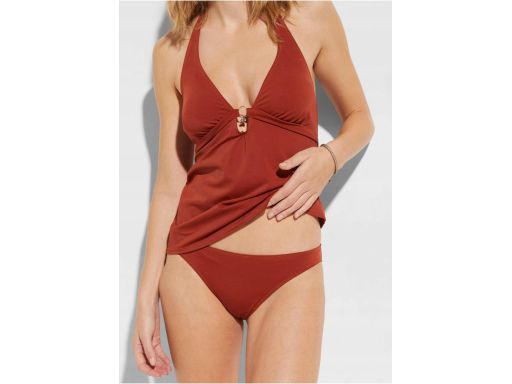 B.P.C tankini brązowe wiązane z figami ^38