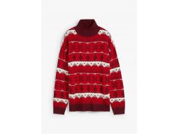 B.P.C sweter świąteczny bożonarodzeniowy z golfem r.44/46