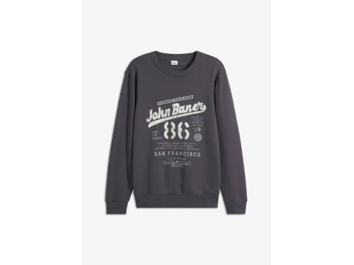 B.P.C męska bluza szara z napisami r.XL