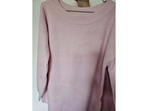 B.P.C różowy sweter z szerokimi rękawami 36/38