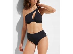 B.P.C czarne bikini asymetryczne na fiszbinach 40(80D).