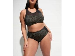 B.P.C bikini bustier z siateczką we wzory r.46