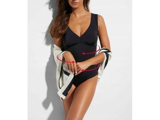 B.P.C modelujący kostium kąpielowy shape czarny 44.