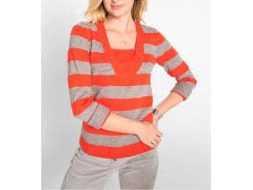 B.P.C sweter w paski r.40/42