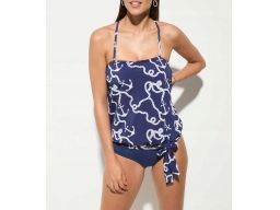 B.P.C tankini granatowe w jasne wzory 44.