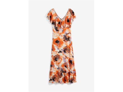 B.P.C sukienka shirtowa we wzory midi ^40/42