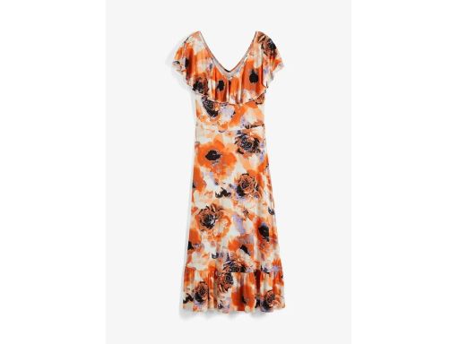 B.P.C sukienka shirtowa we wzory midi ^40/42