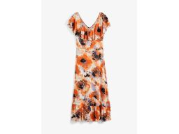 B.P.C sukienka shirtowa we wzory midi ^40/42