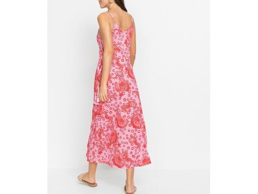 B.P.C wzorzysta sukienka maxi letnia 44/46.