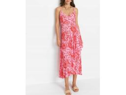 B.P.C wzorzysta sukienka maxi letnia 44/46.