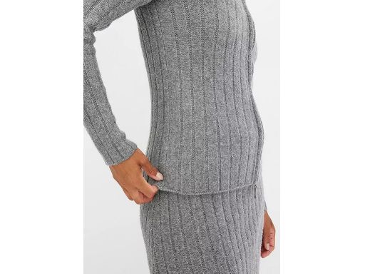 B.P.C szary sweter rozpinany z kapturem r.44/46