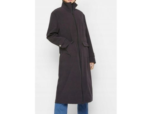 B.P.C długi płaszcz softshell GRANATOWY ^42