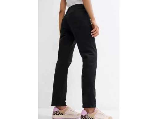 B.P.C spodnie boyfriend 7/8 czarne 52.