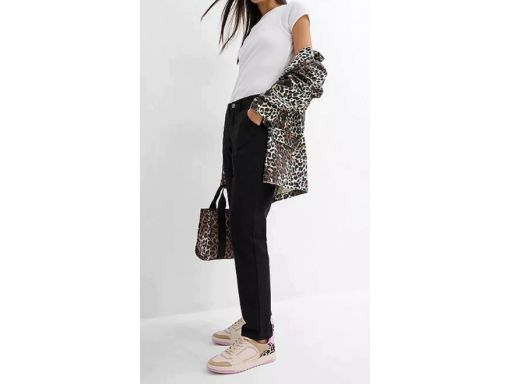 B.P.C spodnie boyfriend 7/8 czarne 52.