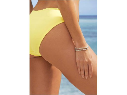B.P.C żółte bikini z wiązaniem basic ^44