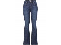 B.P.C spodnie ocieplane bootcut ciemny jeans 44.