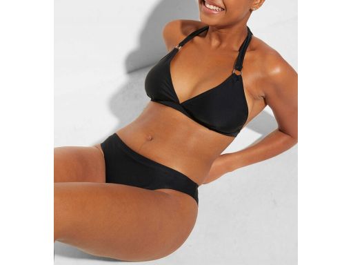 B.P.C bikini czarne z trójkątnymi miseczkami i figami r.42