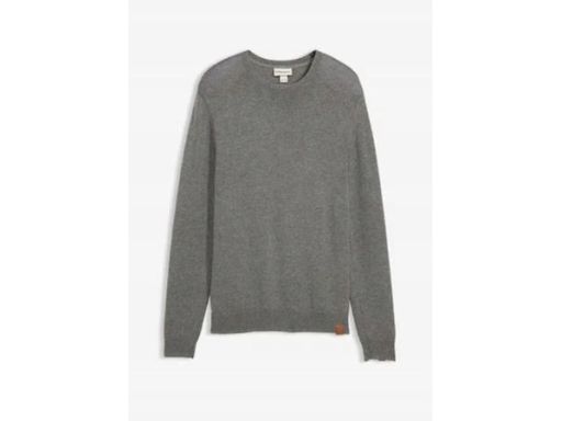 B.P.C sweter męski szary dzianinowy M.