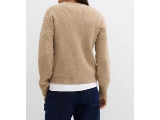 B.P.C sweter rozpinany beżowy kardigan 48/50.