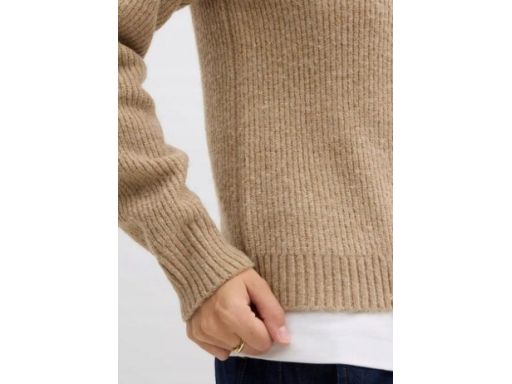 B.P.C sweter rozpinany beżowy kardigan 48/50.